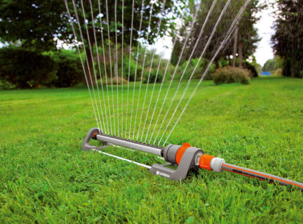 New Gardena Polo 280 Oscillating Garden Water Sprinkler Lawn Sprinkler