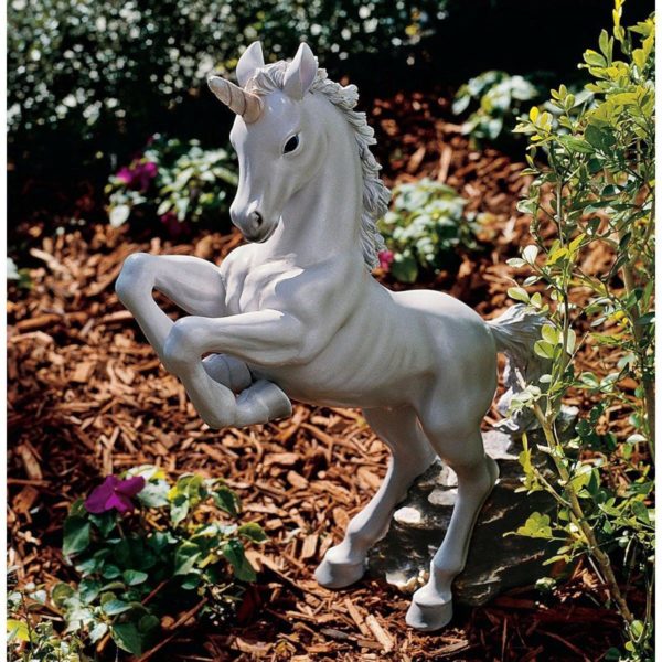 Design Toscano The Enchanted Unicorn Statue Figure Garden Ornament