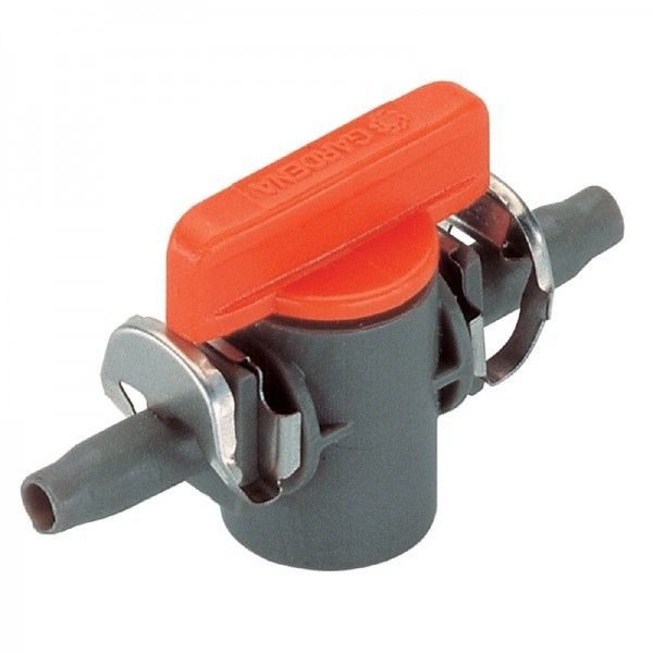 Pack 2 GARDENA Micro Drip 13217-20 Shut-Off Valve (4.6mm) Hose Fittings