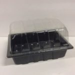 Pack x5 Half Size Seed Trays Garden/Greenhouse With Propagator Lids