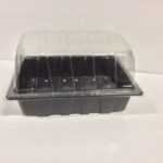 Pack x5 Half Size Seed Trays Garden/Greenhouse With Propagator Lids