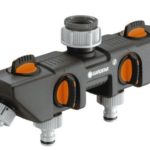 GARDENA 8194-20 Four Channel Water Distributor Garden Tap / Hose Fittings
