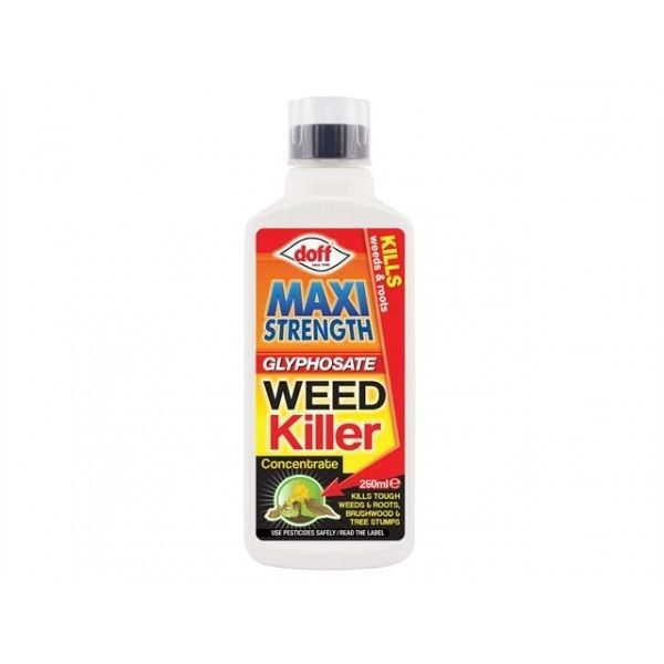 Doff Maxi Strength Glyphosate Weed Killer 250ml - Treats Up to 416m2