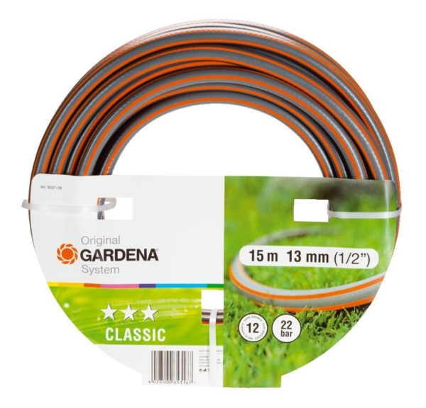 Gardena 15m Classic Garden Hose / Hosepipe 18000-20