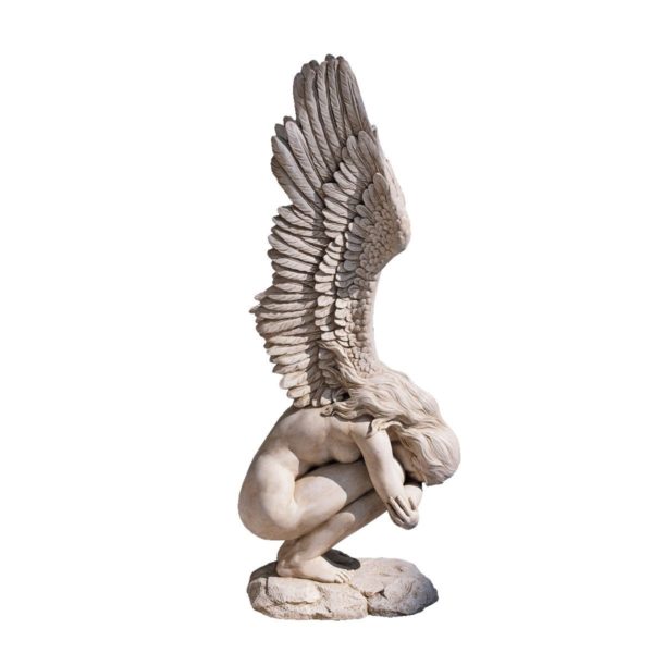 New Design Toscano Remembrance & Redemption Angel Sculpture (Med) NG33765