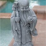 New Toscano Shou Xin Gong Chinese God of Longevity Garden Statue