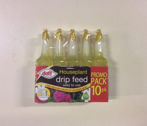 New Pack 10 Houseplant Feed Drip Feeders Doff Brand