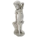 New Design Toscano 'Frances The Flower Girl' Garden Statue / Ornament