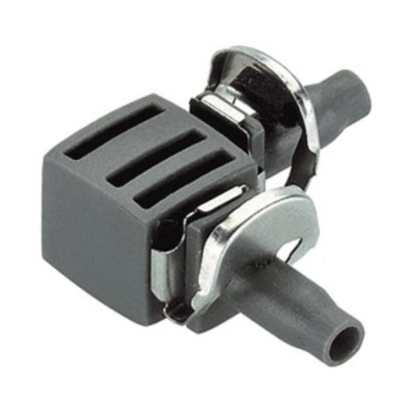 Gardena Micro Drip System Pk x10 'L' Joint 4.6mm Garden Watering 13212-20