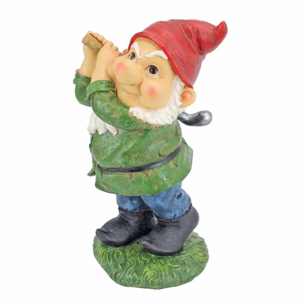Design Toscano Bogey Burt Golfing Garden Gnome Statue Ornament 12"