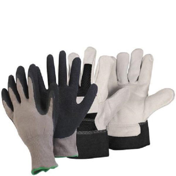 Briers Men's Mixed Twin Pack General Worker / Rigger / Gardening Gloves Large Size