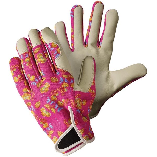 Briers Oriental Floral Lady Gardener Gloves Medium B7088 Quality Gloves