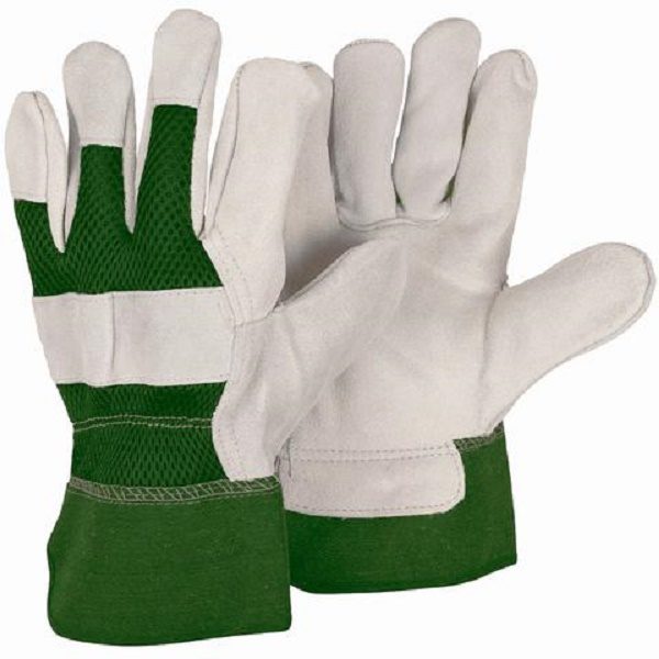Briers Reinforced Green Rigger Gardening or Work Glove / Gloves Large B0380