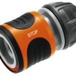 Gardena Standard Water Stop Hose Connector for 13mm (1/2") Hoses 18213-20