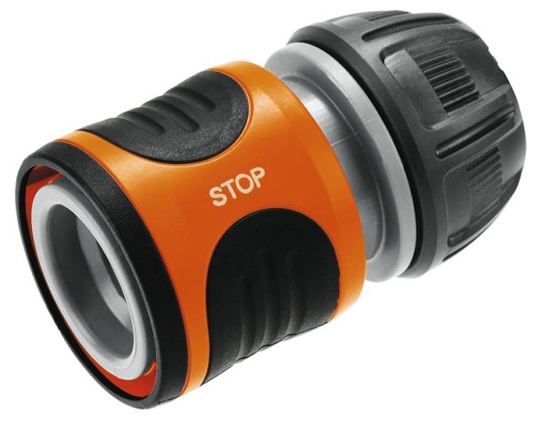 Gardena Standard Water Stop Hose Connector for 13mm (1/2") Hoses 18213-20