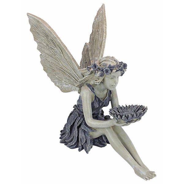 New Design Toscano The Sunflower Fairy Statue Garden / Home Ornament