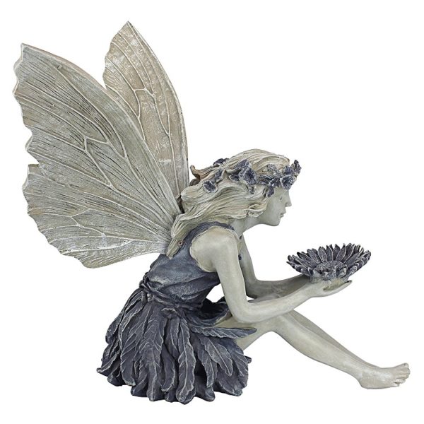 New Design Toscano The Sunflower Fairy Statue Garden / Home Ornament