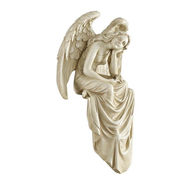 Design Toscano Resting Grace Sitting Angel Statue Medium NG34725