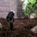 New Premier 20cm Outdoor Garden Spotlight - White LED Lighting