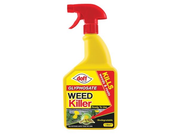 Pack Doff Glyphosate Advanced Weedkiller 1 Litre RTU Sprayer