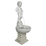 Design Toscano The Peeing Boy of Brussels Piped Garden Statue Ornament