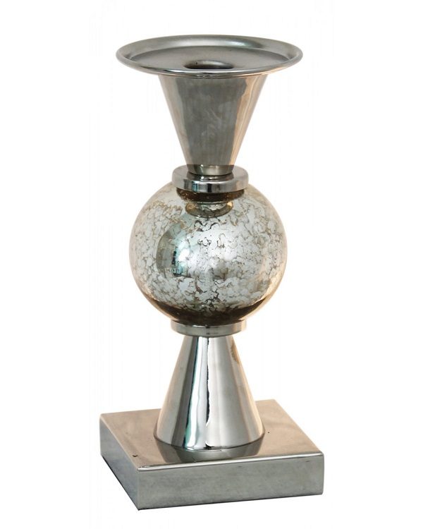 New Design Mercury Thistle Small Candle Holder 19cm Candlestick