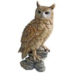 New Design Toscano Perching Forest Owl Garden Statue Figure Garden Ornament