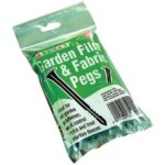 Pack 30 Gardman Film & Fabric Garden Pegs For Netting / Fabric / Sheeting