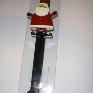 Metal Plated 'Santa' Door Wreath Hanger 30cm Christmas Decoration Deluxe Design