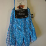 Pair Briers Dotty Gardening Gloves Medium B4345 Quality Blue Design
