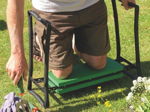 Gardman Foldaway Portable Kneeler And Seat Stool Combo 34599