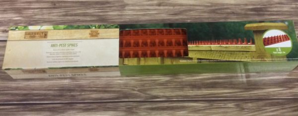 Pack 6 x 50cm Anti Pest Spike Strips Fence Guard
