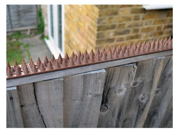 Pack 6 x 50cm Anti Pest Spike Strips Fence Guard