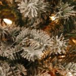 New 6ft Pre-Lit (300 W/White LED's) Frosted Douglas Pine PE/PVC Christmas Tree