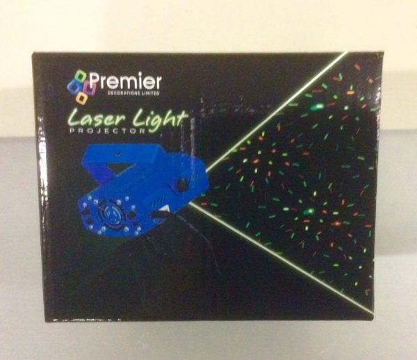 Premier Decorations Single Pattern 13cm Laser Light Display LV151035