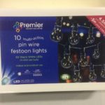 Set 10 Warm White Multi Function Festoon Party Lights Copper Pin Wire LEDs