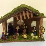 New Design 30cm Wooden Nativity Set + 9 Figures Christmas Scene N162223