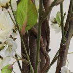 New Artificial Cherry Blossom Tree 150cm (5ft) Cream Indoor Houseplant
