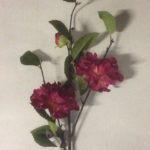 Pack x12 Stems Artificial Silk Flowers Peony Spray Cerise Pink