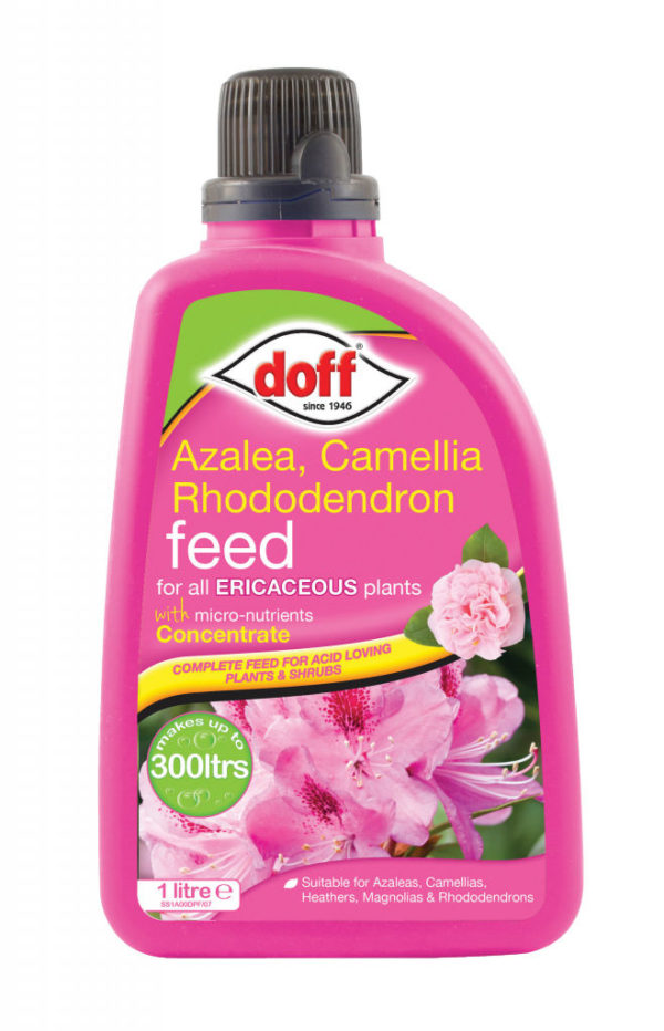 Doff Ericaceous (Azalea/Camelia) Plant Feed Liquid Concentrate 1Ltr Pack