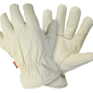 Briers Lined Hide Garden / Work Gloves Large Size B0038
