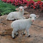 Design Toscano Sitting Yorkshire Lamb Garden Statue / Ornament