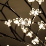 150cm LED Cherry Tree Christmas Tree Indoor / Outdoor 150 Warm White LED's