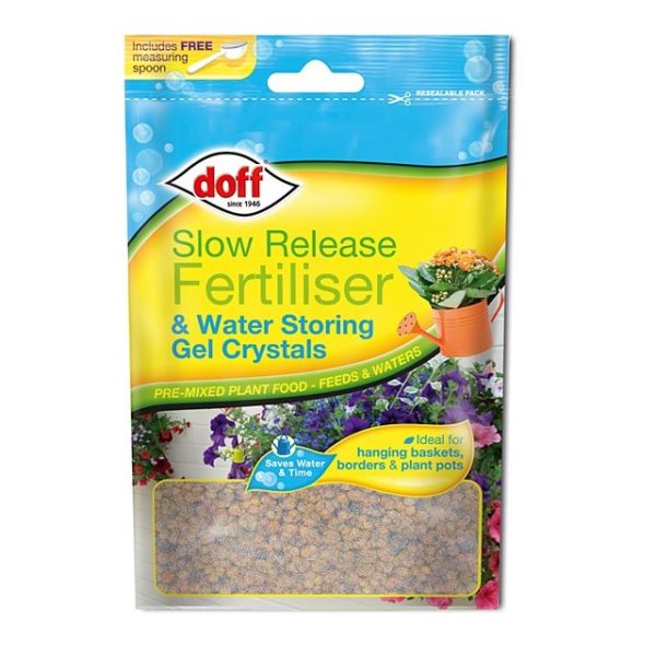 Doff Slow Release Fertilizer & Water Storing Gel Crystals 250g