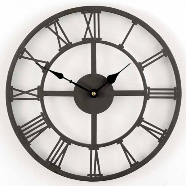 Roman Numeral Clock Outdoor Garden Clock 34cm Gardman