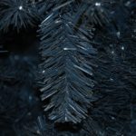 7' Slim Black Glacier Pine Stunning Artificial Christmas Tree