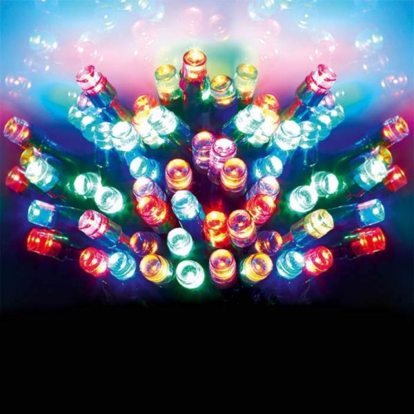 40 Multi-Colour LED Supabrights Christmas Fairy Lights Indoor / Outdoor Use Premier