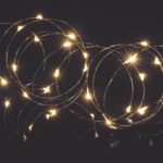 100 Pin Wire Warm White Battery Operated + Timer LED Lights Christmas Lights
