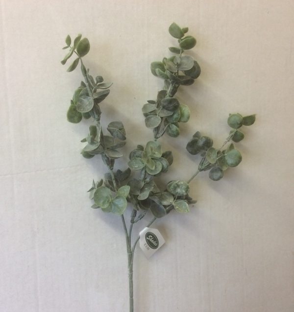 Eucalyptus Sprays 'Green' Artificial Flowers Foliage Pack 6 Stems
