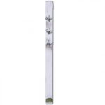 Silver Metal Door Wreath Hanger + Jingle Bells 38cm Christmas